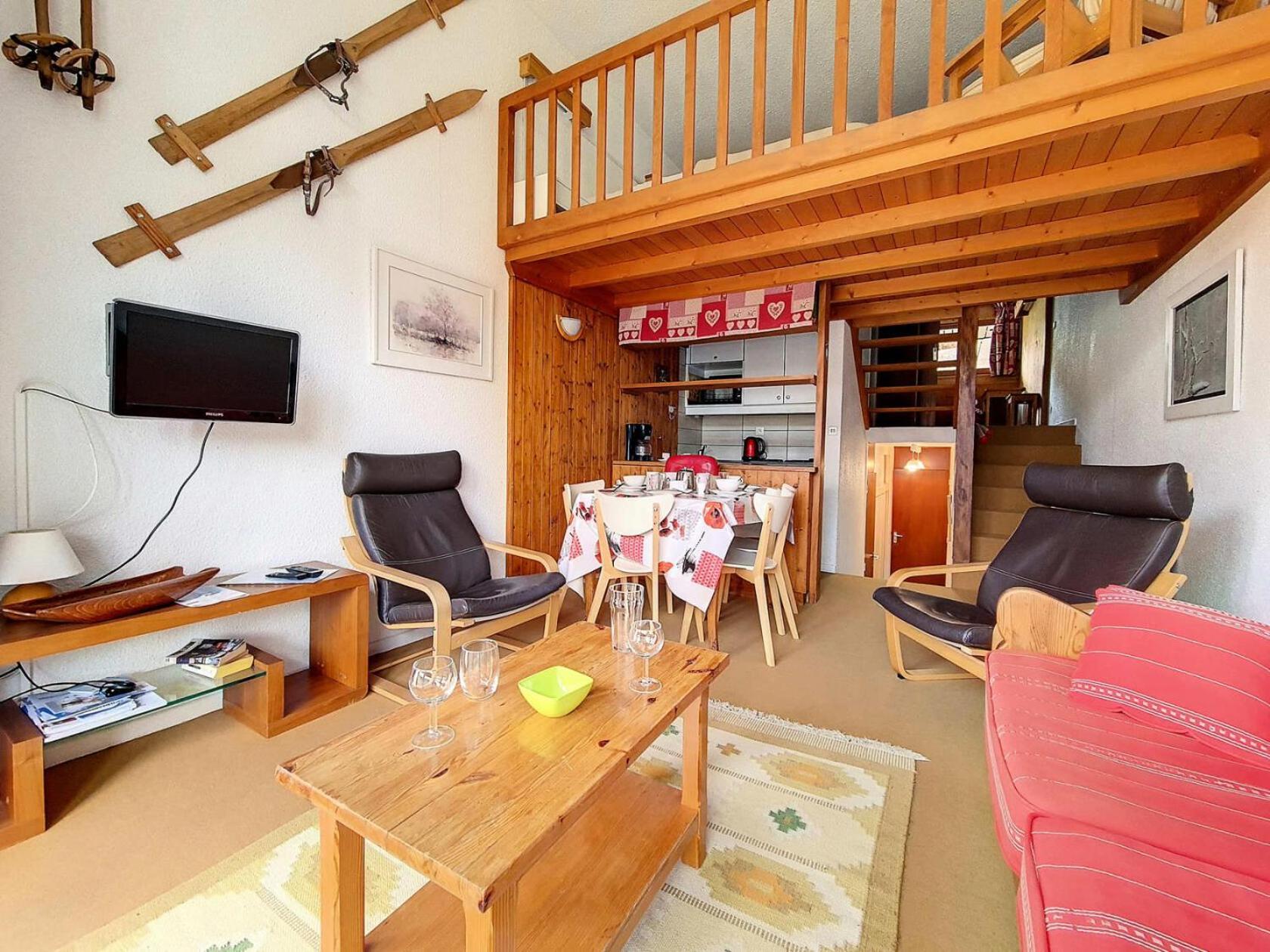 Residence Evons - Appartement Duplex Agreable - Depart Et Retour Ski Aux Pieds - Balcon Mae-2284 Saint-Martin-de-Belleville Buitenkant foto